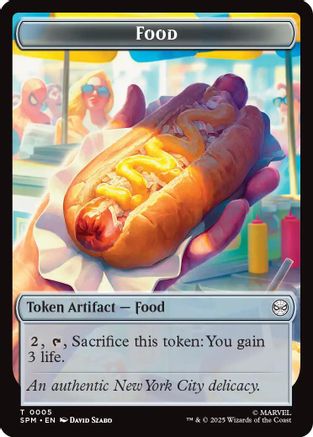 Food // Robot Double-Sided Token (SPM-5 // 6) - Marvel's Spider-Man