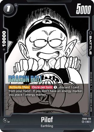 Pilaf (FB06-110) - Manga Booster 02 Holofoil