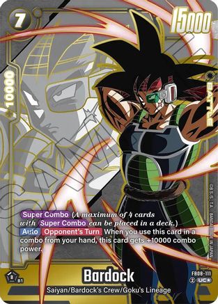 Bardock - FB08-111 (Alternate Art) (FB08-111) - Saiyans Pride Holofoil