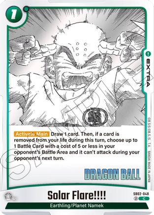 Solar Flare!!!! (SB02-048) - Manga Booster 02 Holofoil