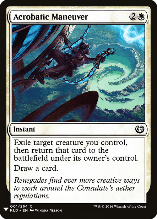 Acrobatic Maneuver (LIST-KLD-1) - The List