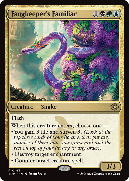 Fangkeeper's Familiar (TDM-183) - Tarkir: Dragonstorm