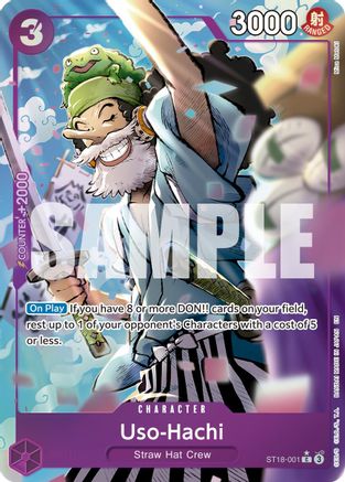 Uso-Hachi (Alternate Art) (ST18-001) - Premium Booster -The Best- Vol. 2 Foil