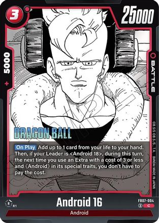 Android 16 (FB07-004) - Manga Booster 02 Holofoil