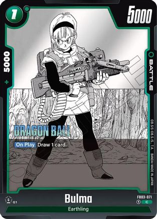 Bulma - FB03-071 (FB03-071) - Manga Booster 02 Holofoil