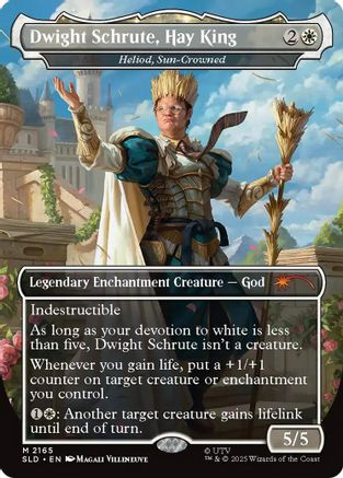 Dwight Schrute, Hay King - Heliod, Sun-Crowned (SLD-2165) - Secret Lair Drop Series