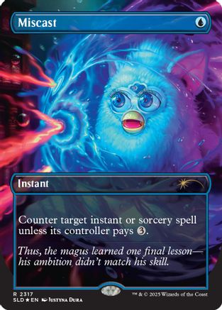 Miscast (Rainbow Foil) (SLD-2317) - Secret Lair Drop Series Foil