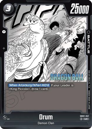 Drum (SB02-057) - Manga Booster 02 Holofoil
