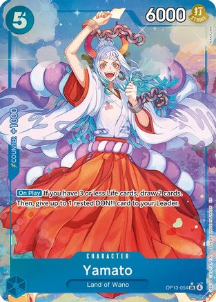 Yamato (Alternate Art) (OP13-054) - Carrying On His Will Foil
