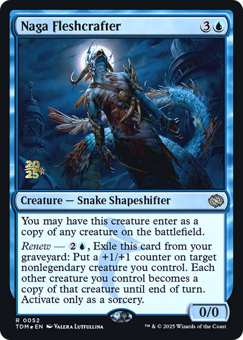 Naga Fleshcrafter (PRE-52S) - Prerelease Cards Foil
