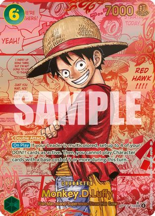 Monkey.D.Luffy (118) (Red Super Alternate Art) (OP13-118) - Carrying On His Will Foil
