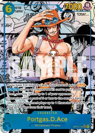 Portgas.D.Ace (119) (Super Alternate Art) (OP13-119) - Carrying On His Will Foil