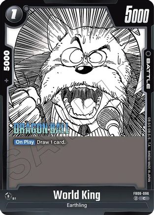 World King (FB06-096) - Manga Booster 02 Holofoil