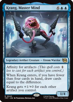 Krang, Master Mind (TMT-043) - Teenage Mutant Ninja Turtles Foil