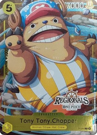 Tony Tony.Chopper (CS 25-26 Regionals Textured Chase Promo) (P-089) - One Piece Promotion Cards Foil