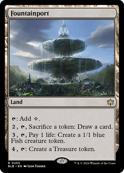 Fountainport (BLB-253) - Bloomburrow Foil