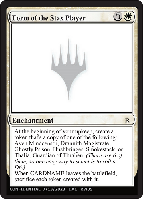 Form of the Stax Player (UNK-RW05B) - Unknown Event