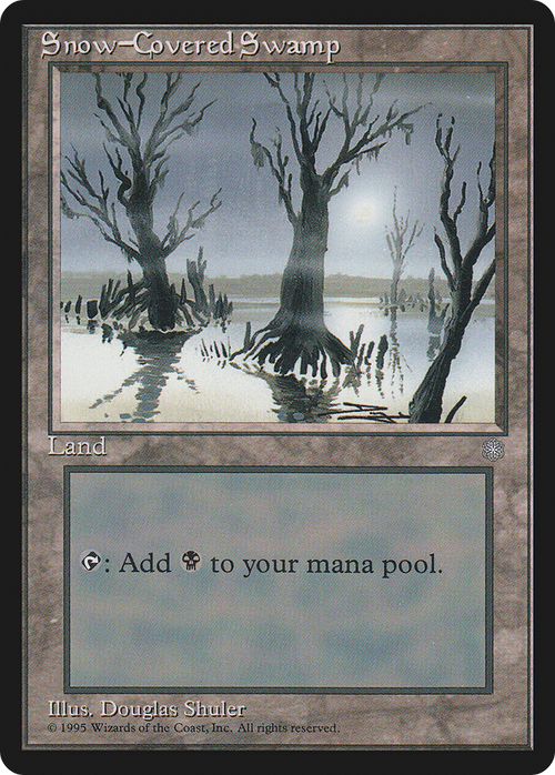 Snow-Covered Swamp (ICE-351) - Ice Age