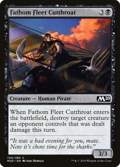 Fathom Fleet Cutthroat (M20-100) - Core Set 2020