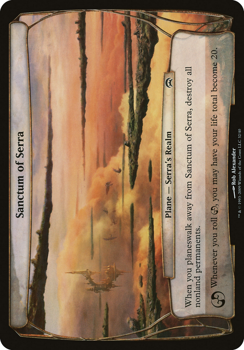 Sanctum of Serra (Planechase) (OVER-032) - Planechase Planes