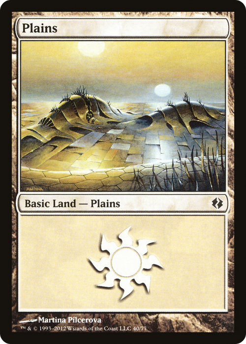 Plains (40) (DDI-040) - Duel Decks: Venser vs. Koth