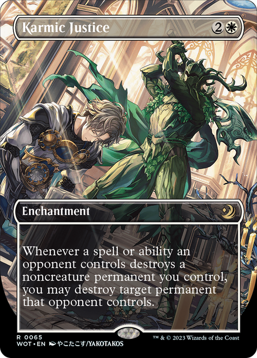 Karmic Justice (Anime Borderless) (WOT-065) - Wilds of Eldraine: Enchanting Tales Foil