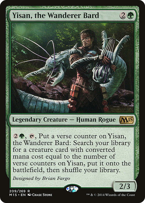 Yisan, the Wanderer Bard (M15-209) - Magic 2015