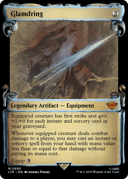 Glamdring (Showcase Scrolls) (LTR-690) - The Lord of the Rings: Tales of Middle-earth: (Showcase)