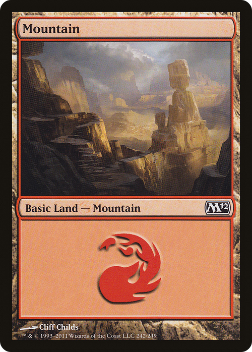Mountain (M12-242) - Magic 2012 Foil