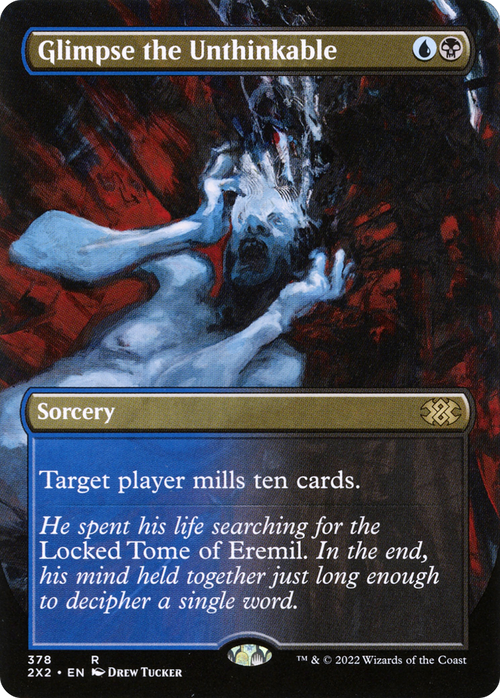 Glimpse the Unthinkable (Borderless) (2X2-378) - Double Masters 2022 Foil