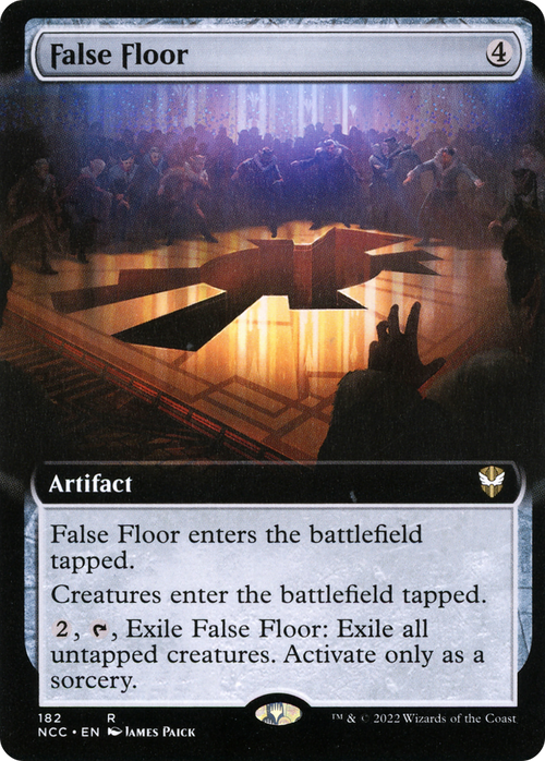 False Floor (Extended Art) (NCC-182) - New Capenna Commander: (Extended Art)