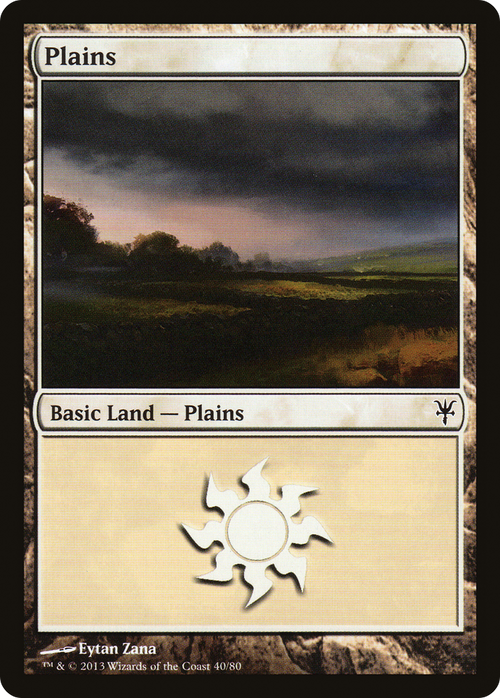Plains (40) (DDK-040) - Duel Decks: Sorin vs. Tibalt