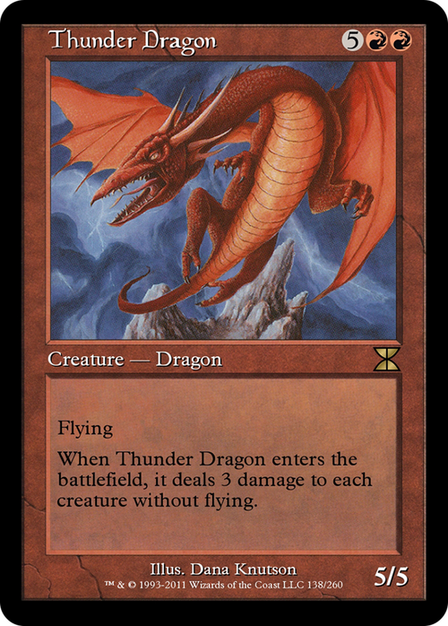 Thunder Dragon (ME4-138) - Masters Edition IV Foil