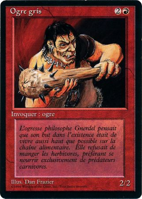 Gray Ogre (FBB-) - Foreign Black Border