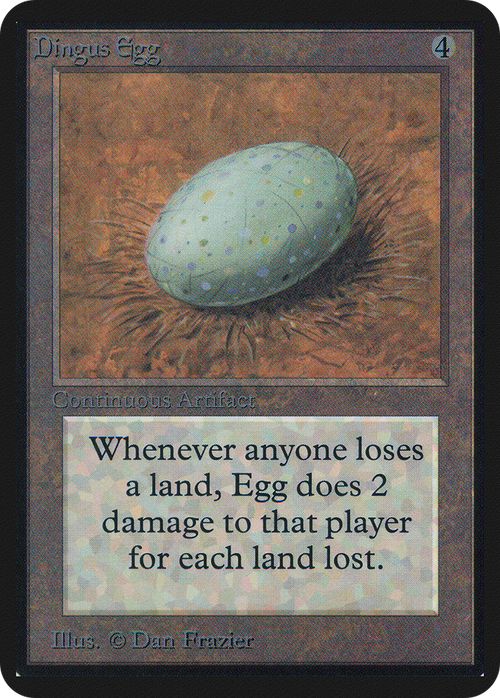 Dingus Egg (LEA-) - Limited Edition Alpha