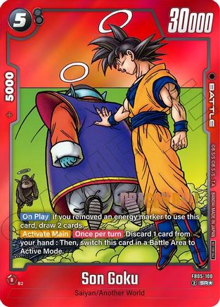 Son Goku - FB05-100 (Limited Pack MANGA Version 02) (FB05-100) - Tournament and Championship Promos Holofoil