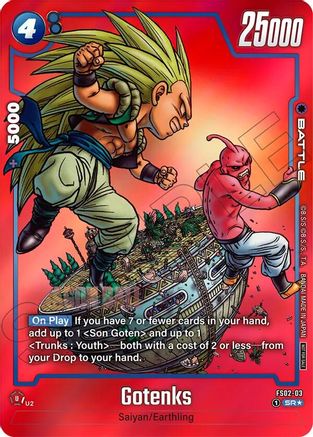 Gotenks - FS02-03 (Limited Pack MANGA Version 02) (FS02-03) - Tournament and Championship Promos Holofoil