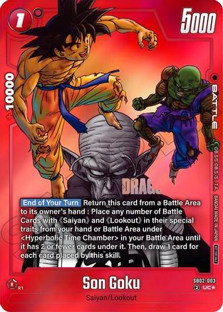 Son Goku - SB02-003 (Limited Pack MANGA Version 02) (SB02-003) - Tournament and Championship Promos Holofoil