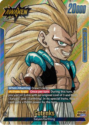 Gotenks - SB02-017 (Gold) (SB02-017) - Manga Booster 02 Holofoil