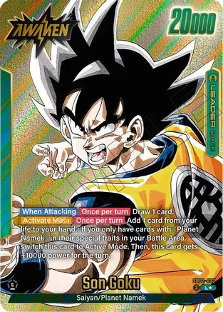 Son Goku - SB02-033 (Gold) (SB02-033) - Manga Booster 02 Holofoil