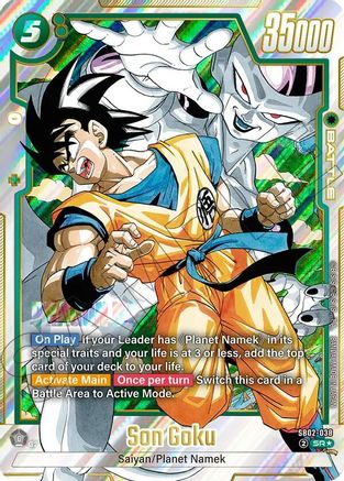 Son Goku - SB02-038 (Alternate Art) (SB02-038) - Manga Booster 02 Holofoil
