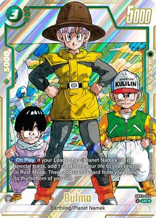 Bulma - SB02-044 (Alternate Art) (SB02-044) - Manga Booster 02 Holofoil