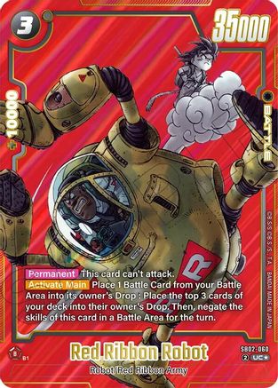 Red Ribbon Robot (Alternate Art) (SB02-060) - Manga Booster 02 Holofoil