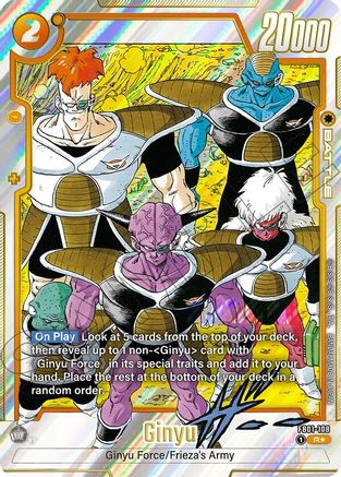 Ginyu - FB01-108 (Alternate Art) (FB01-108) - Manga Booster 02 Holofoil