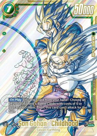 Son Gohan : Childhood - FB01-140 (FB01-140) - Manga Booster 02 Holofoil