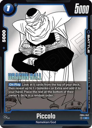 Piccolo - FB04-042 (FB04-042) - Manga Booster 02 Holofoil