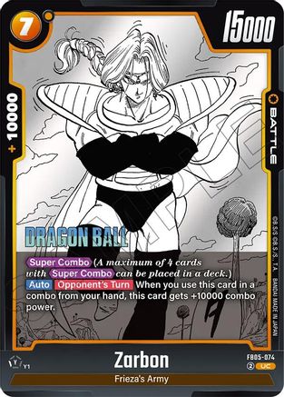 Zarbon - FB05-074 (FB05-074) - Manga Booster 02 Holofoil