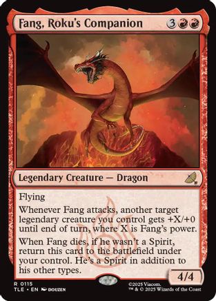 Fang, Roku's Companion (TLE-115) - Avatar: The Last Airbender: Eternal-Legal Foil