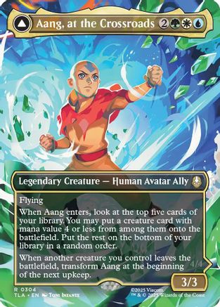 Aang, at the Crossroads (Borderless) (TLA-304) - Avatar: The Last Airbender