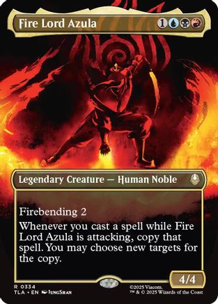 Fire Lord Azula (0334) (Borderless) (TLA-334) - Avatar: The Last Airbender